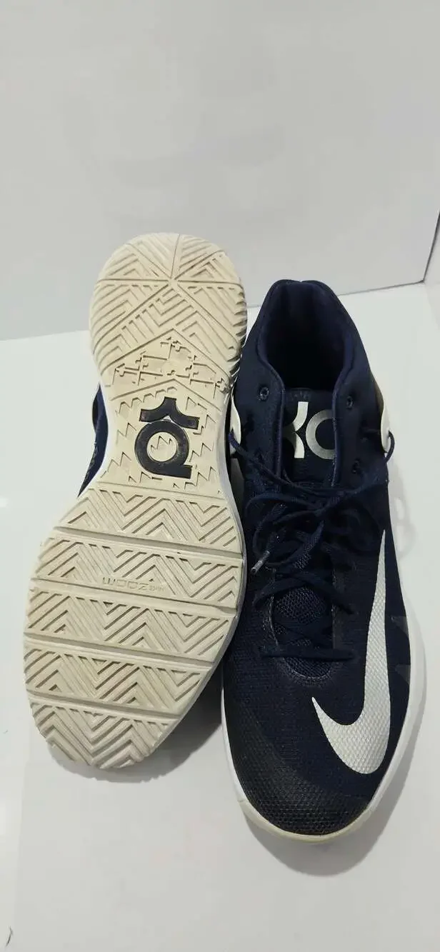 Nike KD Trey 5 IV Basketball Shoes Navy Blue White Men's Size 18